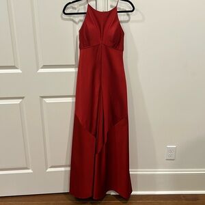 Women’s Red Aidan Mattox Gown